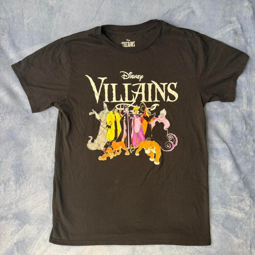 Vintage Disney Villains black cotton t-shirt Size L
